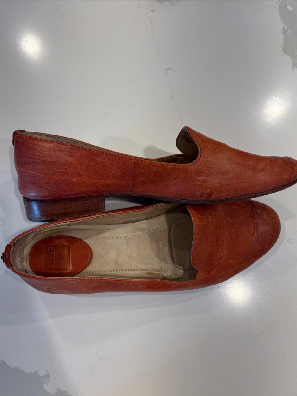 Frye Venetian Leather Flat - Size 8.5